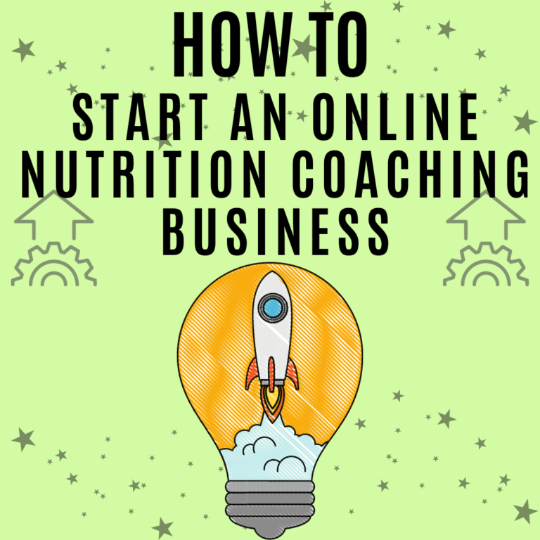 How to start an online nutrition coaching business